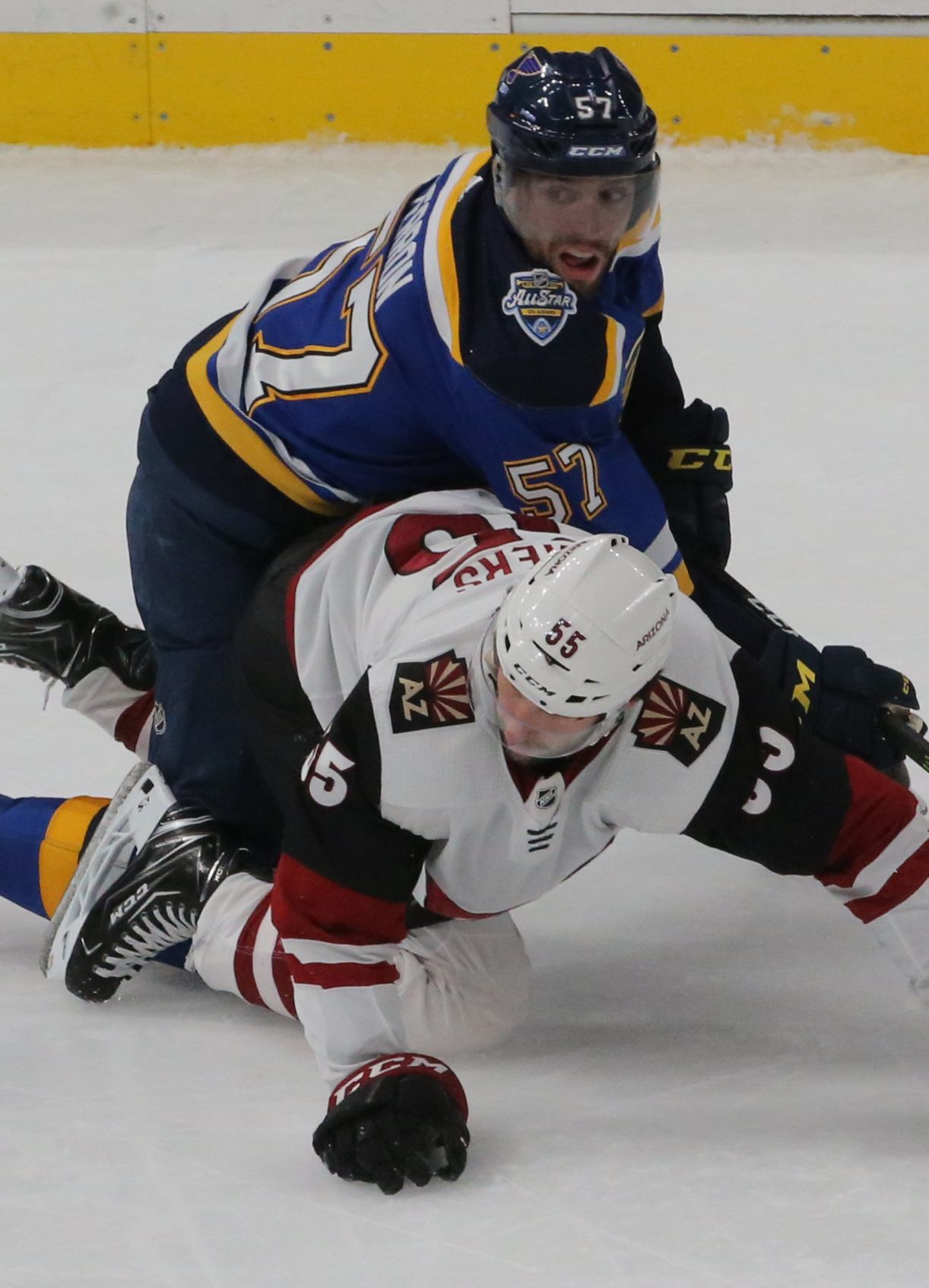 The Blues take on the Coyotes at Enterprise